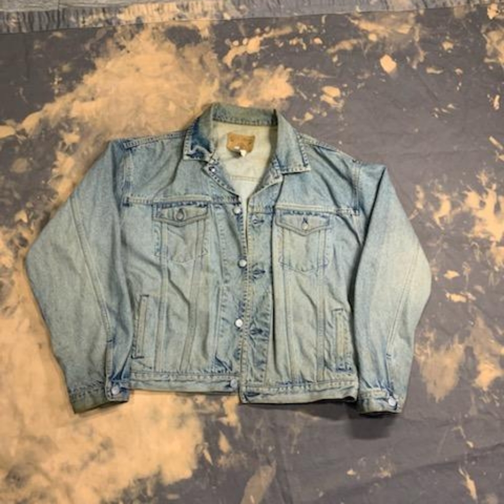 Vintage GAP hand painted Denim coat XL